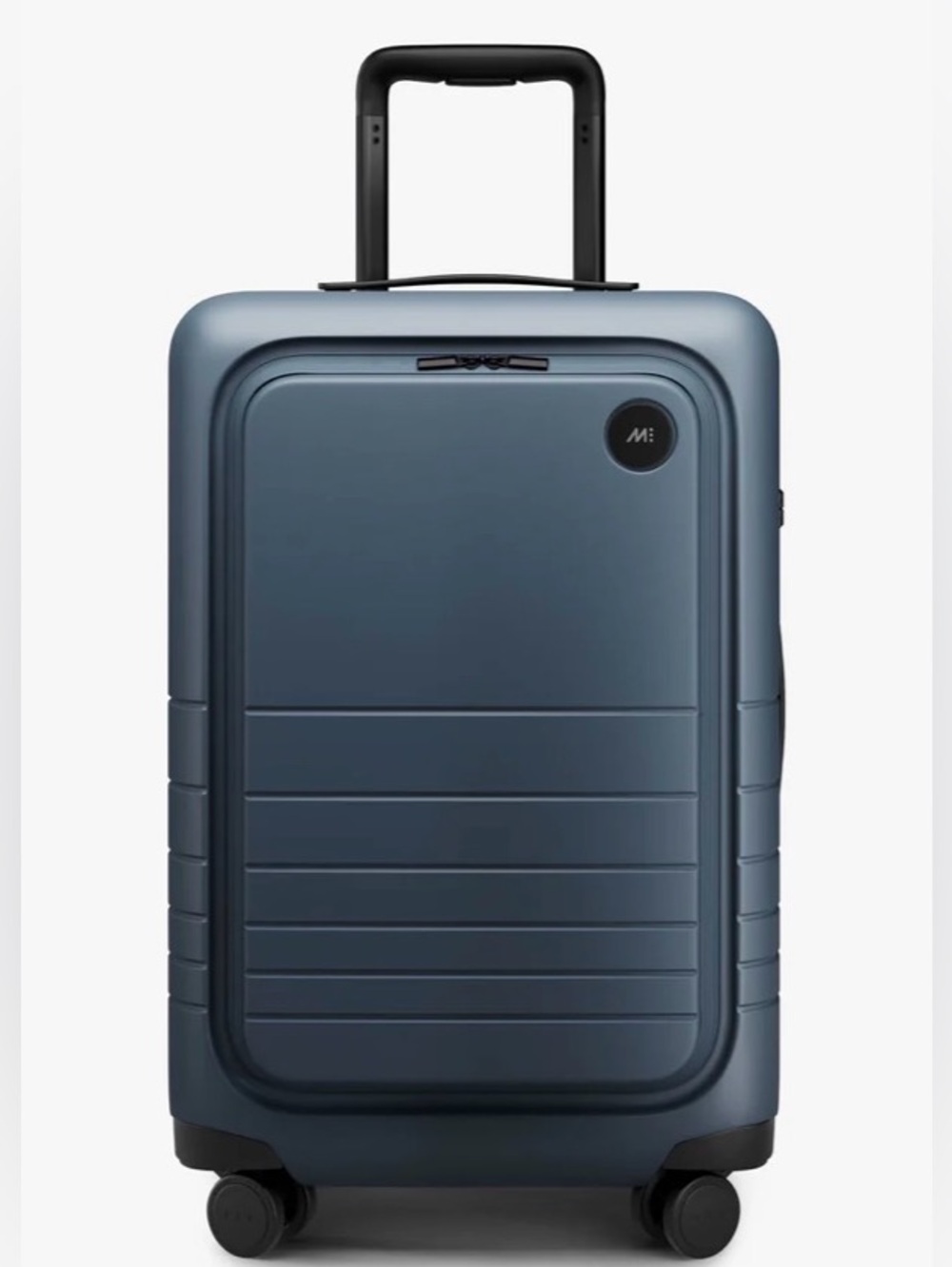 Monos Carry-On Plus Pro Ocean Blue Hard Shell Suitcase